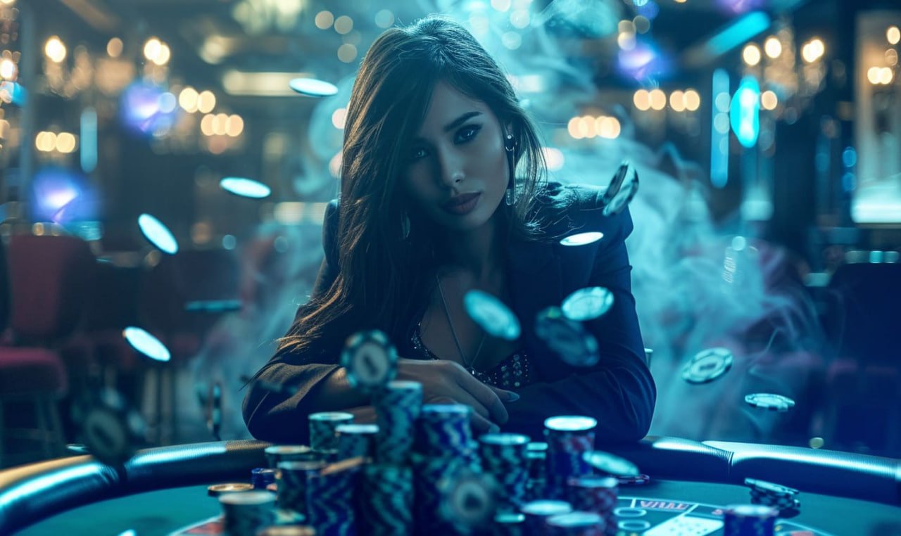 Studio live casino dengan dealer profesional